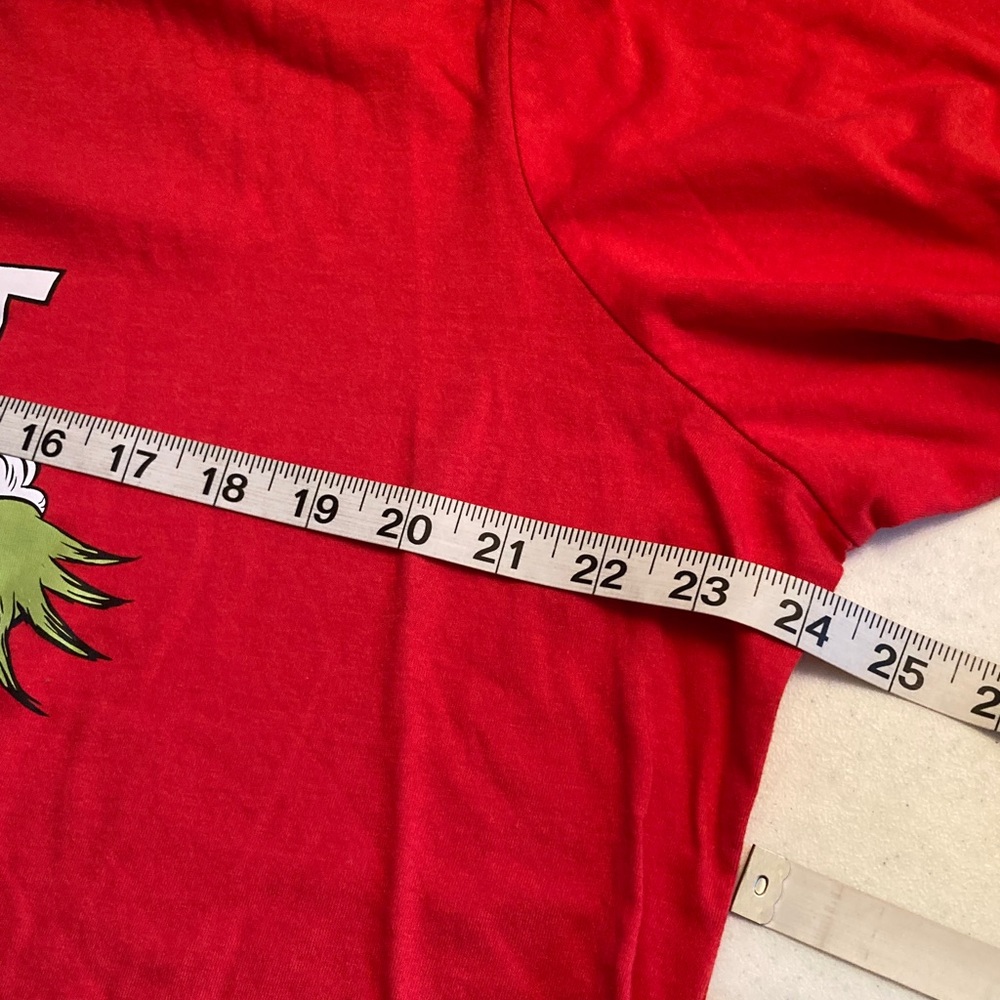 Dr. Seuss Red and Green Grinch Pajama Set “Don’t Be A Grinch” - Picture 9 of 10